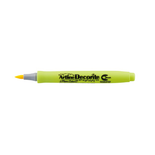 ARTLINE DECORITE BRUSH ΜΑΡΚΑΔΟΡΟΣ ΜΕ ΜΥΤΗ ΠΙΝΕΛΟ NEON ΦΩΣΦΟΡΟΥΧΟ ΚΙΤΡΙΝΟ