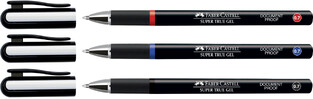 FABER CASTELL ΣΤΥΛΟ ΜΕ ΚΑΠΑΚΙ SUPER TRUE GEL 07 ΜΠΛΕ 549007 549151