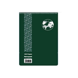 GLOBUS ΜΠΛΟΚ ΣΠΙΡΑΛ 8x11cm 80φ ΡΙΓΕ CLASSIC ΠΡΑΣΙΝΟ G164M