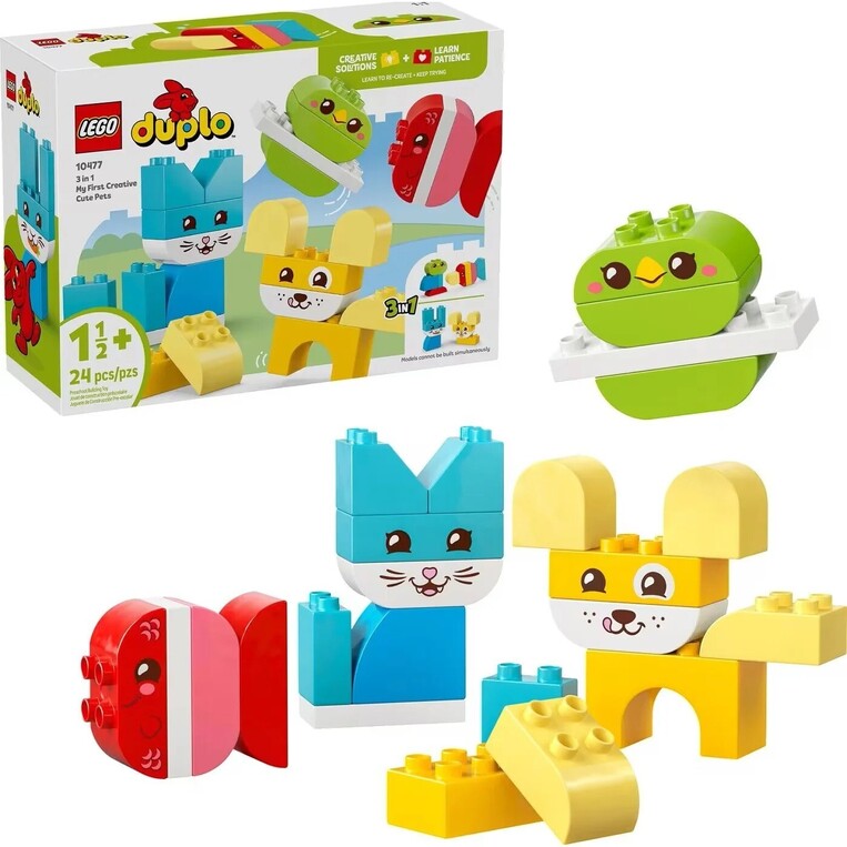 LEGO DUPLO 3 IN 1 MY FIRST CREATIVE CUTE PETS 10477