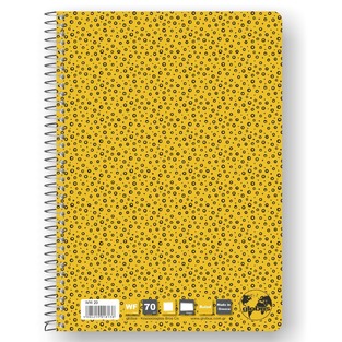 GLOBUS ΤΕΤΡΑΔΙΟ ΣΠΙΡΑΛ 17x25cm 2 ΘΕΜΑΤΩΝ 60φ FOLIO ΚΙΤΡΙΝΟ FO21