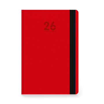 2026 ΗΜΕΡΟΛΟΓΙΟ ΗΜΕΡΗΣΙΟ RODONIT 12x17cm ΚΟΚΚΙΝΟ ΜΕ ΛΑΣΤΙΧΟ 448315 (ΤΡΙΠΕΡΙΝΑ)