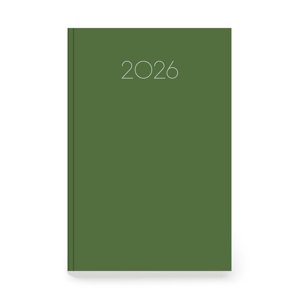 2026 ΗΜΕΡΟΛΟΓΙΟ ΗΜΕΡΗΣΙΟ SIMPLE 12x17cm ΠΡΑΣΙΝΟ 355741 (ΤΡΙΠΕΡΙΝΑ)