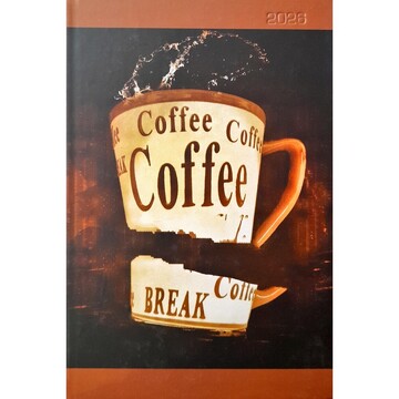 2026 ΗΜΕΡΟΛΟΓΙΟ ΗΜΕΡΗΣΙΟ ΥΠΟΚΙΤΡΙΝΟ 14x21cm PHOTO ΚΟΥΠΑ ΚΑΦΕ 72 (ΠΛΑΝΟΓΡΑΜΜΑ)