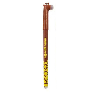 M&G ΣΤΥΛΟ ΠΟΥ ΣΒΗΝΕΙ GEL 0.5mm HELLO GIRAFFE ΚΑΦΕ (ΜΠΛΕ ΓΡΑΦΗ) AKPB7372