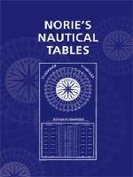 REVISED NORIES NAUTICAL TABLES (ΝΟΡΙΣ ΝΑΥΤΙΚΟΙ ΠΙΝΑΚΕΣ) (EDITION 2018)