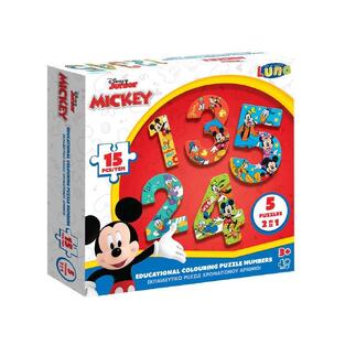 LUNA ΣΕΤ 5 ΠΑΖΛ ΑΡΙΘΜΟΙ 15 ΤΕΜΑΧΙΩΝ MICKEY 562895