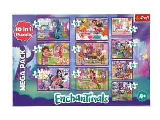 TREFL 10 ΣΕ 1 ΠΑΖΛ (4x20/3x35/3x48 ΤΕΜΑΧΙΩΝ) ENCHANTIMALS 90354
