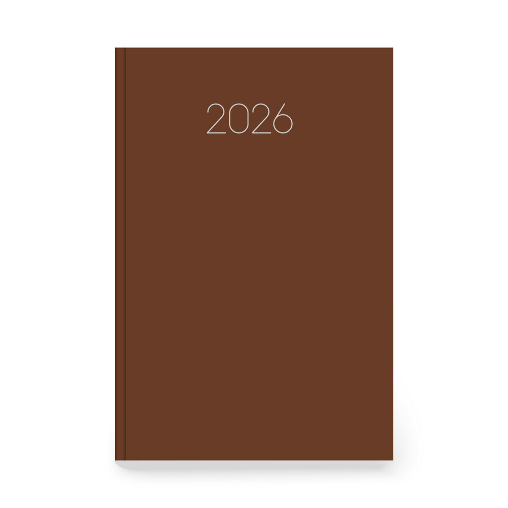 2026 ΗΜΕΡΟΛΟΓΙΟ ΗΜΕΡΗΣΙΟ SIMPLE 12x17cm ΚΑΦΕ 355741 (ΤΡΙΠΕΡΙΝΑ)