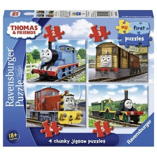 RAVENSBURGER ΠΑΖΛ 4 ΣΕ 1 (2/3/4/5 ΤΕΜΑΧΙΩΝ) THOMAS AND FRIENDS ΤΟΜΑΣ ΤΟ ΤΡΕΝΑΚΙ 069408 (ΣΕΙΡΑ ΤΑ ΠΡΩΤΑ ΜΟΥ ΠΑΖΛ)