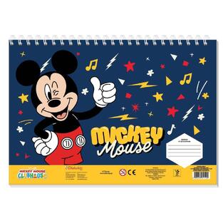 ΜΠΛΟΚ ΖΩΓΡΑΦΙΚΗΣ 23x33cm 40φ ΜΕ ΣΤΕΝΣΙΛ ΚΑΙ ΑΥΤΟΚΟΛΛΗΤΑ MICKEY 565863