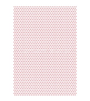 URSUS ΧΑΡΤΟΝΙ 50Χ70 ΔΙΠΛΗΣ ΟΨΗΣ ΑΣΠΡΟ ΜΕ ΜΙΝΙ ΑΣΤΕΡΑΚΙΑ ΚΟΚΚΙΝΑ 300GR 12512222