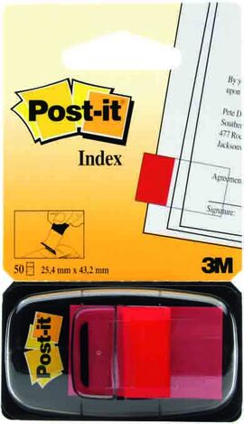 3M POST IT ΑΥΤΟΚΟΛΛΗΤΟΙ ΣΕΛΙΔΟΔΕΙΚΤΕΣ 680 1 KOKKINO
