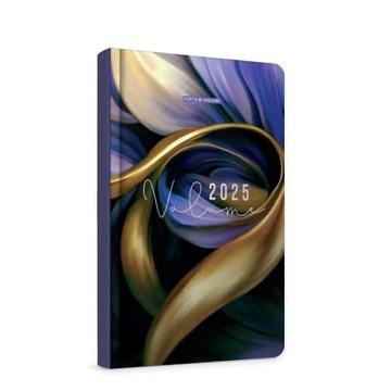 2025 ΗΜΕΡΟΛΟΓΙΟ ΗΜΕΡΗΣΙΟ 9x14cm VOLUME ΜΕ ΜΩΒ ΡΑΧΗ / ΛΑΣΤΙΧΟ ΚΑΙ ΣΤΥΛΟΘΗΚΗ 625410900 (UNIPAP)