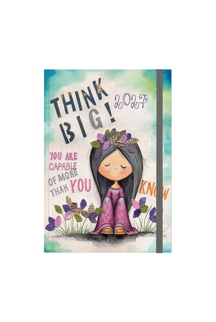 2027 ΗΜΕΡΟΛΟΓΙΟ ΗΜΕΡΗΣΙΟ 14x21cm GIRLS a THINK BIG ΜΕ ΛΑΣΤΙΧΟ ΚΑΙ ΣΤΥΛΟΘΗΚΗ 72053 (ΛΙΝΑΡΔΑΤΟΣ)