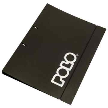 POLO ΝΤΟΣΙΕ 21x29,7cm 2 ΚΡΙΚ PP ΠΛΑΣΤΙΚΟ ΜΕ ΛΑΣΤΙΧΟ ΜΑΥΡΟ 919012