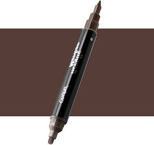 OHUHU ΑΚΡΥΛΙΚΟΣ ΜΑΡΚΑΔΟΡΟΣ ΜΕ ΔΙΠΛΗ ΜΥΤΗ NoE304 BROWN ΚΑΦΕ