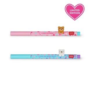 LEGAMI ΣΕΤ ΜΕ 2 ΣΤΥΛΟ GEL 0.5mm LOVELY FRIENDS BEARY IN LOVE CPPSETKIT1 LIMITED EDITION