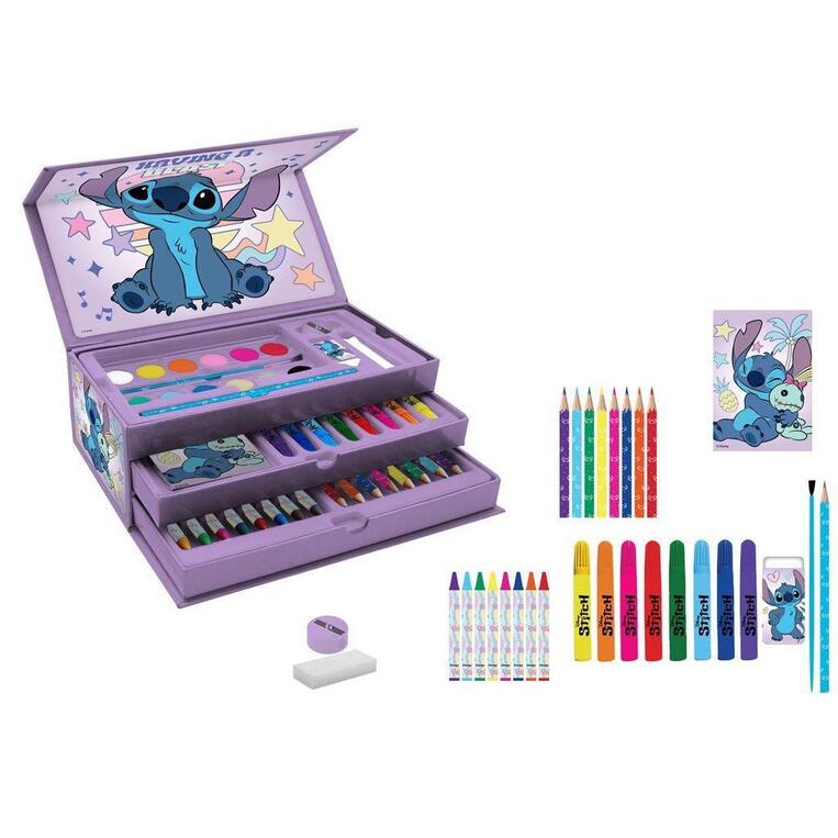 ΣΕΤ ΖΩΓΡΑΦΙΚΗΣ ΣΕ ΒΑΛΙΤΣΑΚΙ 52τεμ LILO AND STITCH 564903