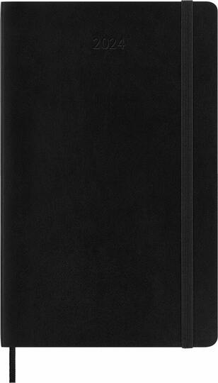 2024 ΗΜΕΡΟΛΟΓΙΟ MOLESKINE LARGE (13x21cm) SOFT COVER BLACK DAILY DIARY (ΗΜΕΡΗΣΙΟ ΗΜΕΡΟΛΟΓΙΟ ΕΤΟΥΣ)