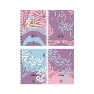 SALKO ΤΕΤΡΑΔΙΟ ΣΠΙΡΑΛ A4 (21x29,7cm) 3 ΘΕΜΑΤΩΝ 90φ STORY 5558