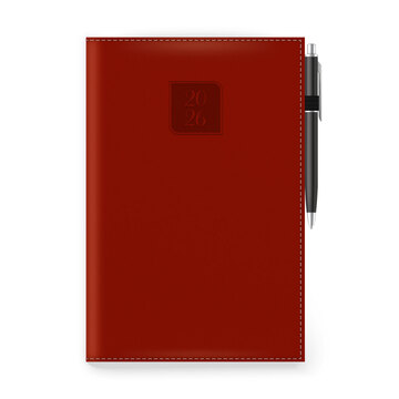 2026 ΗΜΕΡΟΛΟΓΙΟ ΗΜΕΡΗΣΙΟ LAGO 14x21cm ΚΟΚΚΙΝΟ ΜΕ ΣΤΥΛΟ ΚΑΙ ΕΥΡΕΤΗΡΙΟ ΜΗΝΩΝ 442375 (ΤΡΙΠΕΡΙΝΑ)
