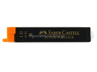 FABER CASTELL ΜΥΤΕΣ ΓΙΑ ΜΗΧΑΝΙΚΟ ΜΟΛΥΒΙ 9069 1.0mm (0.9mm) B (ΚΟΥΤΑΚΙ ΜΕ 12 ΜΥΤΕΣ) 120901