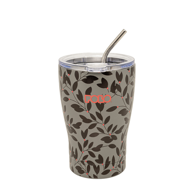 POLO ΑΝΟΞΕΙΔΩΤΗ ΚΟΥΠΑ ΘΕΡΜΟΣ 350ml ΜΑΥΡΑ ΦΥΛΛΑ 949024 8483