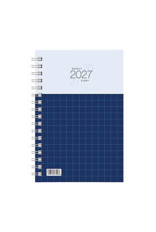 2027 ΗΜΕΡΟΛΟΓΙΟ ΕΒΔΟΜΑΔΙΑΙΟ ΣΠΙΡΑΛ 17x24cm ΜΠΛΕ ΚΑΡΕ 73004 (ΛΙΝΑΡΔΑΤΟΣ)