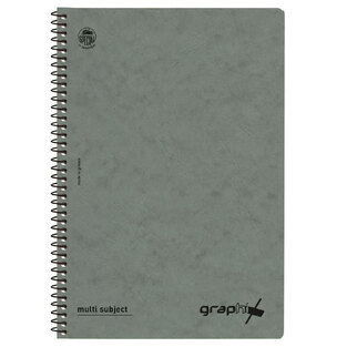 SPECIAL BY TYPOTRUST ΤΕΤΡΑΔΙΟ ΣΠΙΡΑΛ GRAPHIX ΠΡΕΣΠΑΝ A4 (21x29,7cm) 2 ΘΕΜΑΤΩΝ 60φ ΓΚΡΙ