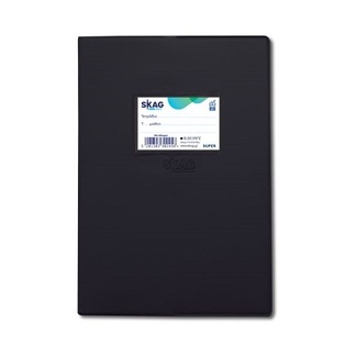 SKAG ΤΕΤΡΑΔΙΟ ΕΞΗΓΗΣΗ ΠΛΑΣΤΙΚΗ ΜΕ ΚΑΛΥΜΜΑ 17x25cm 50φ ΡΙΓΕ ΜΑΥΡΟ 302456