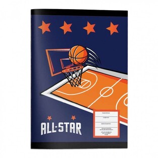 MUST TEAM ΤΕΤΡΑΔΙΟ ΚΑΡΦΙΤΣΑ 17x25cm 40φ ALL STAR 586614
