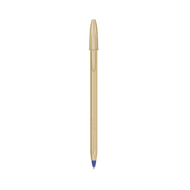 BIC ΣΤΥΛΟ CRISTAL GLACE GOLD (ΧΡΥΣΟ) ΜΠΛΕ ΓΡΑΦΗ MEDIUM 1.0mm 302522