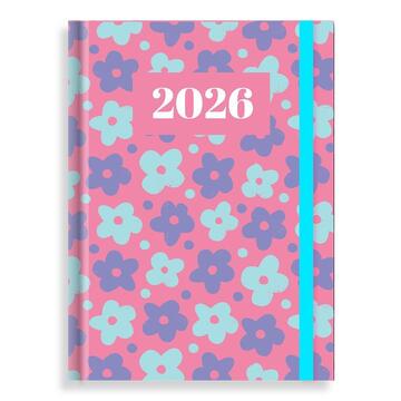 2026 ΗΜΕΡΟΛΟΓΙΟ ΗΜΕΡΗΣΙΟ 14x20cm RIVER ΜΕ ΛΑΣΤΙΧΟ ΡΟΖ 587115 (TESORO)