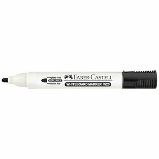 FABER CASTELL ΜΑΡΚΑΔΟΡΟΣ ΑΣΠΡΟΠΙΝΑΚΑ ΕΠΑΝΑΓΕΜΙΖΟΜΕΝΟΣ ΜΑΥΡΟΣ 254099