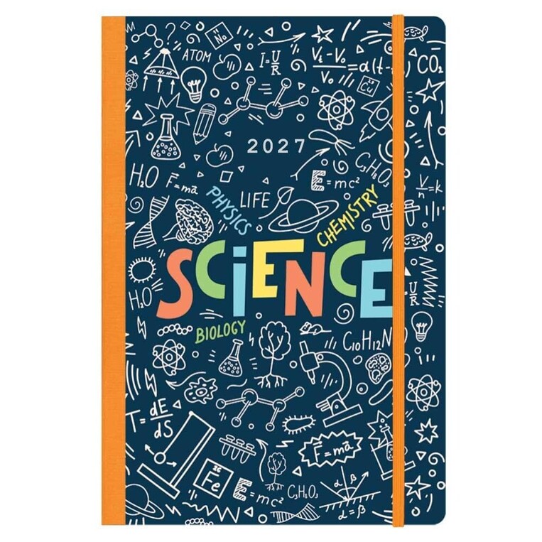 2027 ΗΜΕΡΟΛΟΓΙΟ ΗΜΕΡΗΣΙΟ 14x20,5cm FLEXI ΜΕ ΛΑΣΤΙΧΟ TRENDS SCIENCE 020391927 (NEXT)