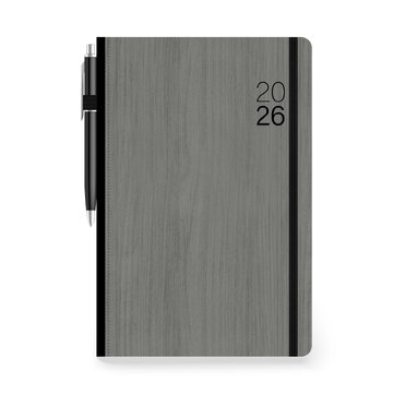 2026 ΗΜΕΡΟΛΟΓΙΟ ΗΜΕΡΗΣΙΟ ECO 14x21cm ΓΚΡΙ ΜΕ ΛΑΣΤΙΧΟ ΚΑΙ ΣΤΥΛΟ 891648 (ΤΡΙΠΕΡΙΝΑ)