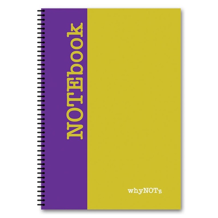 WHYNOTE ΤΕΤΡΑΔΙΟ ΣΠΙΡΑΛ Α4 (21x29,7cm) 4 ΘΕΜΑΤΩΝ 120φ DUAL ΛΑΧΑΝΙ 810014