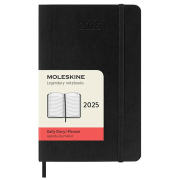2025 ΗΜΕΡΟΛΟΓΙΟ MOLESKINE POCKET (9x14cm) SOFT COVER BLACK DAILY DIARY PLANNER (ΗΜΕΡΗΣΙΟ ΗΜΕΡΟΛΟΓΙΟ ΕΤΟΥΣ)