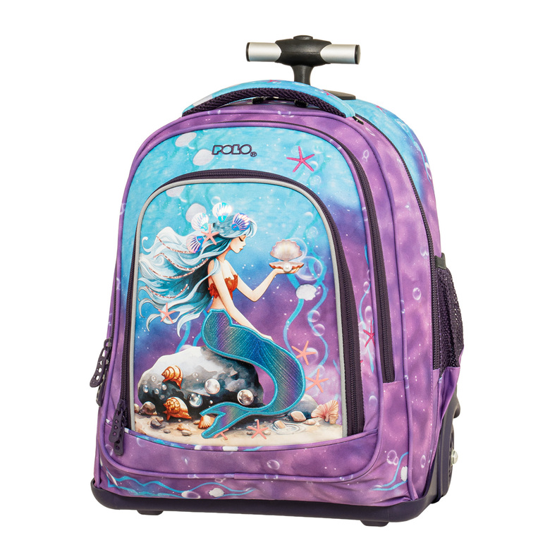 POLO ΣΧΟΛΙΚΗ ΤΣΑΝΤΑ ΣΑΚΙΔΙΟ TROLLEY ΤΡΟΛΕΙ ΔΗΜΟΤΙΚΟΥ ORBIT MERMAID 965056 8426