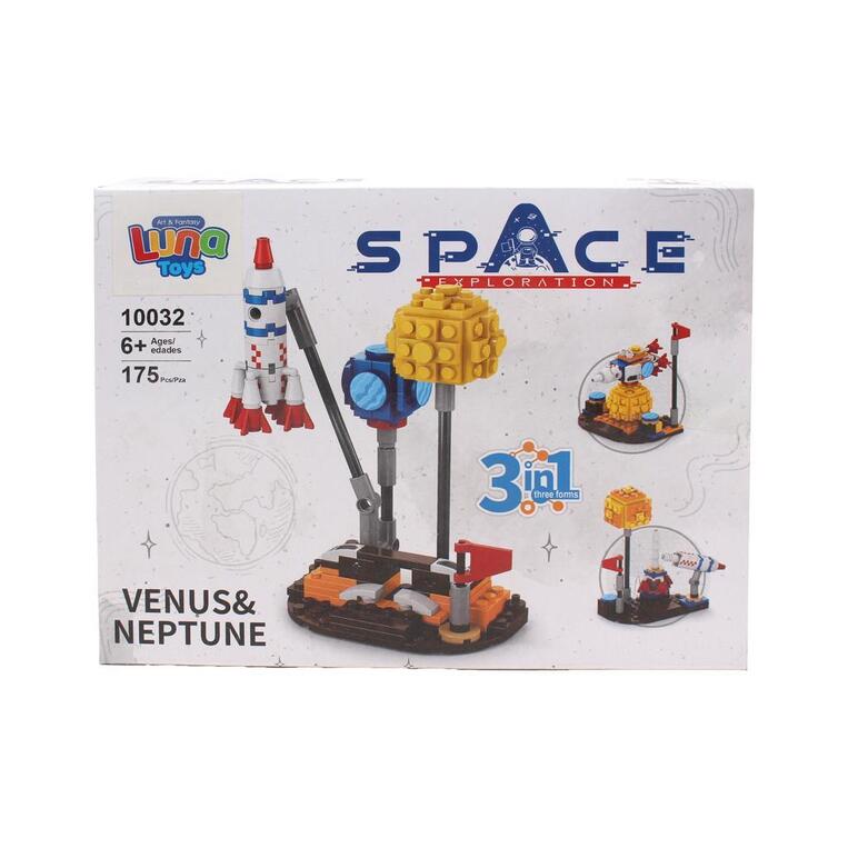 LUNA TOYS ΤΟΥΒΛΑΚΙΑ ΔΙΑΣΤΗΜΑ 3 ΣΕ 1 TRANSFORM VENUS AND NEPTUNE 623317