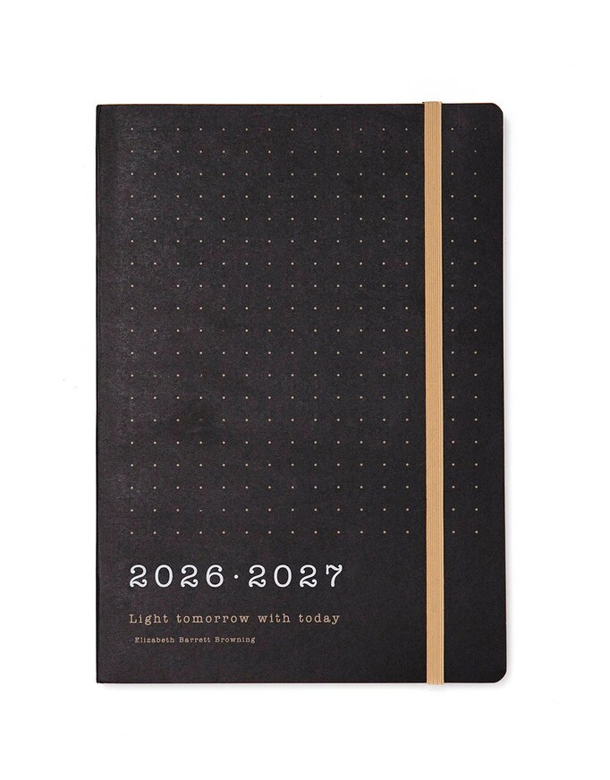 2026 2027 ΗΜΕΡΟΛΟΓΙΟ ΑΚΑΔΗΜΑΙΚΟ LETTS ΕΒΔΟΜΑΔΙΑΙΟ A5 (14,8x21cm) ECO WRITERS ΜΑΥΡΟ ΜΕ ΛΑΣΤΙΧΟ 27031475