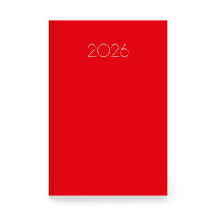 2026 ΗΜΕΡΟΛΟΓΙΟ ΗΜΕΡΗΣΙΟ SIMPLE 12x17cm ΚΟΚΚΙΝΟ 355741 (ΤΡΙΠΕΡΙΝΑ)