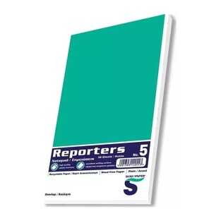 SKAG ΜΠΛΟΚ ΓΡΑΦΗΣ ΚΟΛΛΗΤΟ REPORTER S 13,6x24,3 50φ No5 ΛΕΥΚΟ 140553