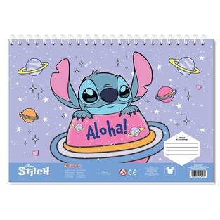 ΜΠΛΟΚ ΖΩΓΡΑΦΙΚΗΣ 23x33cm 40φ ΜΕ ΣΤΕΝΣΙΛ ΚΑΙ ΑΥΤΟΚΟΛΛΗΤΑ STITCH ALOHA 565858