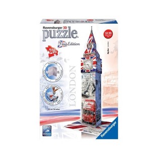 RAVENSBURGER 3D (ΤΡΙΣΔΙΑΣΤΑΤΟ) ΠΑΖΛ 216 ΤΕΜΑΧΙΩΝ BIG BEN ΜΠΙΓΚ ΜΠΕΝ FLAG ΕΚΔΟΣΗ 12582