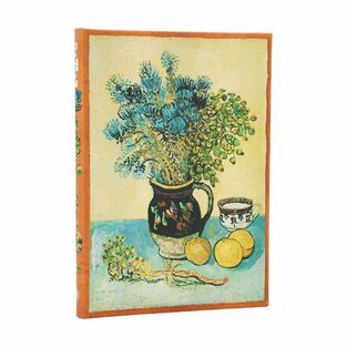 PAPERBLANKS HARDCOVER ΣΗΜΕΙΩΜΑΤΑΡΙΟ MIDI (13x18cm) VAN GOGH S STILL LIFE LINED (ΡΙΓΕ) FB13373