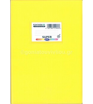 SKAG ΤΕΤΡΑΔΙΟ ΕΞΗΓΗΣΗ ΠΛΑΣΤΙΚΗ 17x25cm 50φ ΜΙΣΟ ΜΙΣΟ (ΑΝΤΙΓΡΑΦΗΣ) (ΜΦ) ΚΙΤΡΙΝΗ