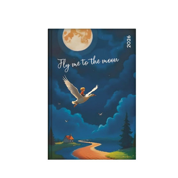 2026 ΗΜΕΡΟΛΟΓΙΟ ΗΜΕΡΗΣΙΟ ΛΕΥΚΟ 14x20cm IT S MAGIC FLY ME TO THE MOON ΝΙΛΣ ΧΟΛΓΚΕΡΣΟΝ ME ΕΥΡΕΤΗΡΙΟ ΜΗΝΩΝ ΗΒ 894841 (THE WRITING FIELDS) (7403613)
