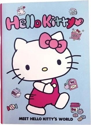 GIM ΤΕΤΡΑΔΙΟ ΚΑΡΦΙΤΣΑ 17x25cm 40φ HELLO KITTY ΓΑΛΑΖΙΟ 335 76400